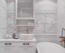 55 Красива баня Интериори с бели плочки 8406_41