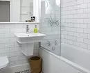 55 красивих інтер'єрів ванною з білою плиткою 8406_43