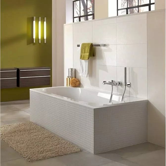 55 Prekrasna kupaonica interijera s bijelim pločicama 8406_51