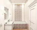 55 hermosos interiores de baño con azulejos blancos. 8406_57