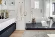 Kā padarīt melnbaltu vannas istabu dizainu, lai iegūtu stilīgu un ne garlaicīgu