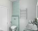 55 hermosos interiores de baño con azulejos blancos. 8406_86