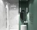 55 hermosos interiores de baño con azulejos blancos. 8406_99