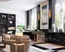 Mēs deconors dizains dzīvojamā istaba jūgendstila stilā: 76 luksusa piemēri 8408_122