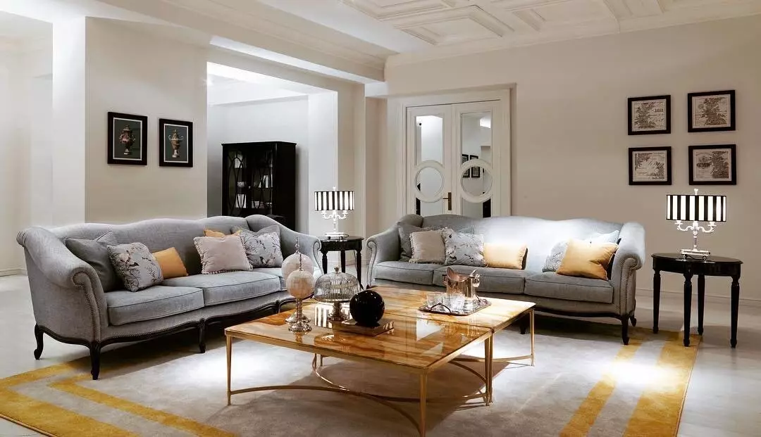 Navrhujeme dizajn obývacej izby v Art Nouveau Style: 76 Luxusné príklady 8408_126