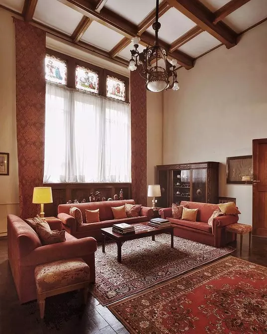 Αποσπάστε το σχεδιασμό του σαλόνι στο στυλ Art Nouveau: 76 Παραδείγματα πολυτελείας 8408_22