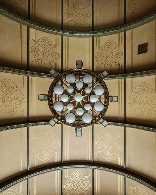 Kita ngurmati desain ruang tamu ing Art Nouveau Style: 76 conto mewah 8408_62