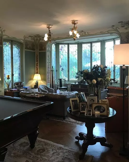Naka-decore namin ang disenyo ng living room sa Art Nouveau Style: 76 Mga halimbawa ng luxury 8408_70