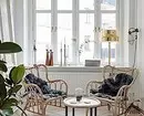 Living room design sa Scandinavian Style: 6 pangunahing prinsipyo 8410_116