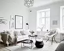 Dizajni i dhomës së jetesës në stilin skandinav: 6 parimet kryesore 8410_12