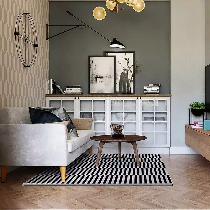 Living room design in Scandinavian style: 6 main principles 8410_135