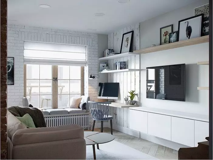 I-Living Room Design In Scandinavia Style: 6 Imigomo Eyinhloko 8410_137