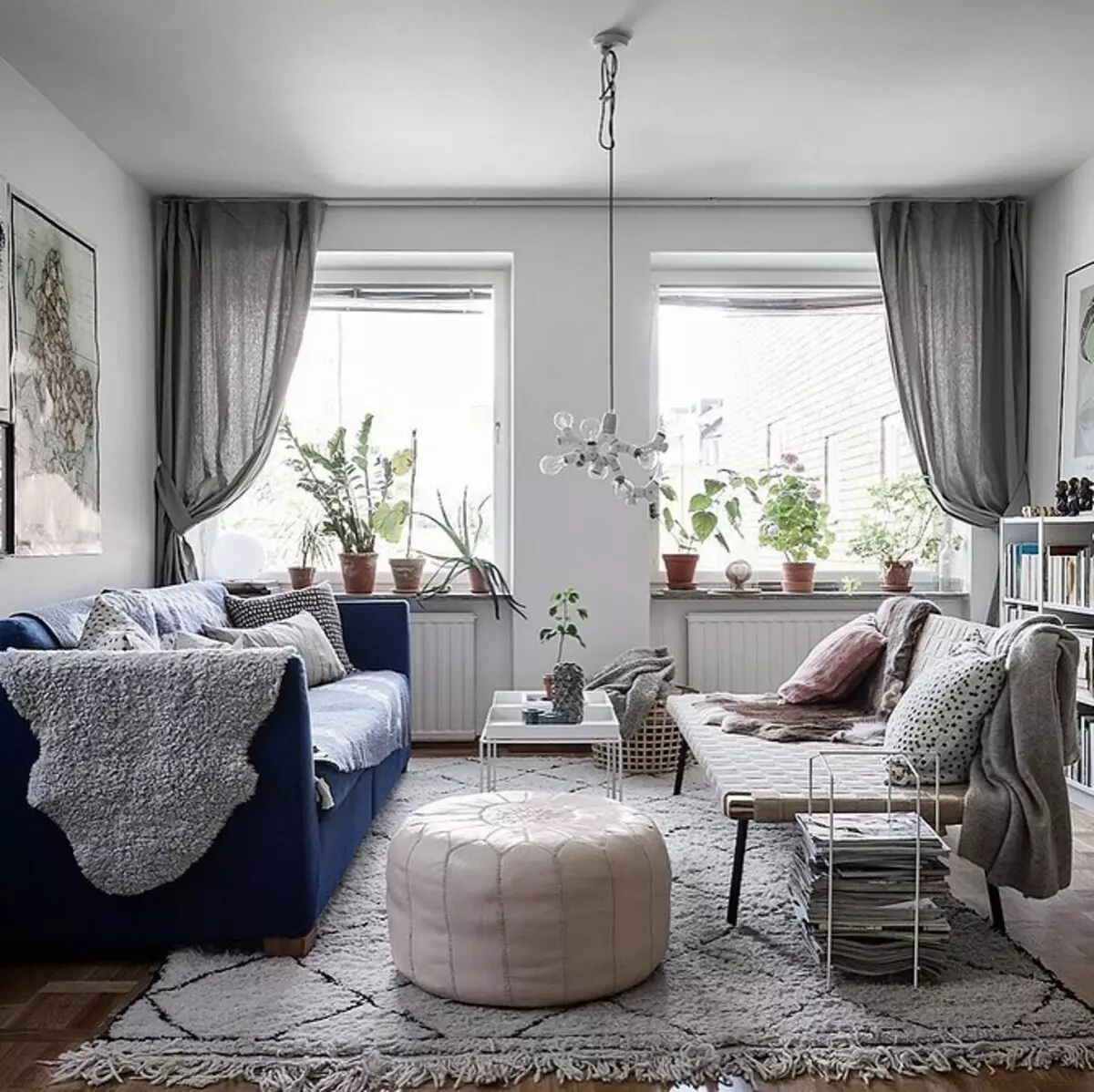 Dzīvojamā istabas dizains Skandināvijas stilā: 6 galvenie principi 8410_138
