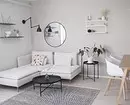 Conception de salon en style scandinave: 6 principes principaux 8410_17