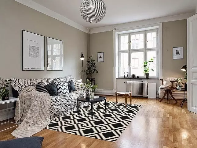 Design del soggiorno in stile scandinavo: 6 principi principali 8410_42