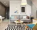 اسکینڈنویان سٹائل میں رہنے کے کمرے کے ڈیزائن: 6 اہم اصول 8410_47