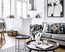 Living room design sa Scandinavian Style: 6 pangunahing prinsipyo 8410_73