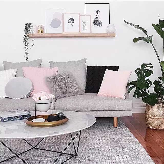 Deseño de sala de estar en estilo escandinavo: 6 principios principais 8410_77