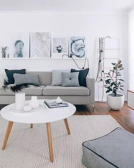 I-Living Room Design In Scandinavia Style: 6 Imigomo Eyinhloko 8410_78