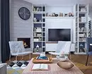 Deseño de sala de estar en estilo escandinavo: 6 principios principais 8410_83