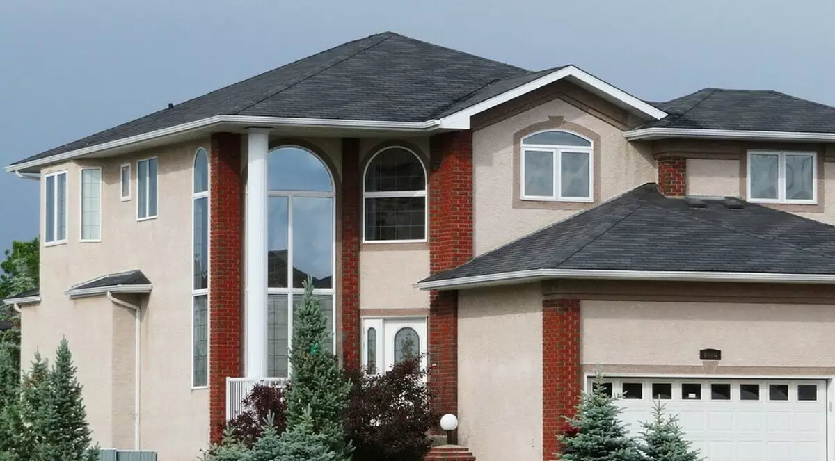 Nga dizajni në çati: çfarë çati për të zgjedhur për shtëpi 8412_10