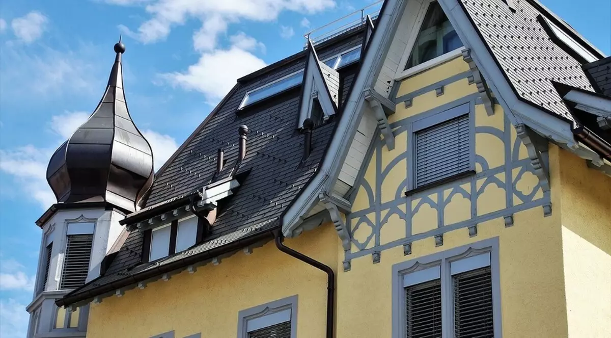 Nga dizajni në çati: çfarë çati për të zgjedhur për shtëpi 8412_13