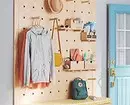 Pegboard in the interior: 19 ways originally use perforated board 8416_10
