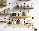 Pegboard in the interior: 19 ways originally use perforated board 8416_27