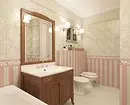 Bathroom In Classic Style: Serişteyên ji bo sêwiranê û 65 nimûneyên sêwirana bedew 8426_42