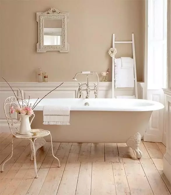 Bathroom In Classic Style: Serişteyên ji bo sêwiranê û 65 nimûneyên sêwirana bedew 8426_56