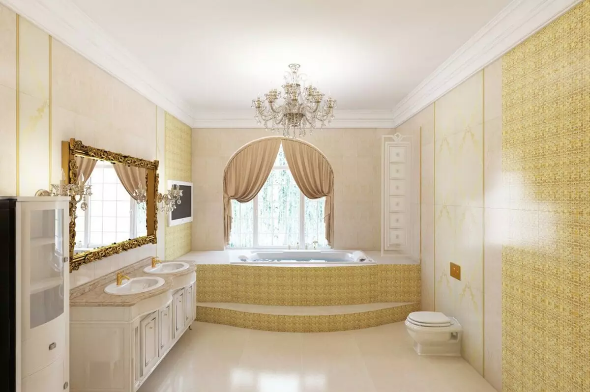 Badezimmer im klassischen Stil: Tipps zum Design und 65 Beispiele für schöne Design 8426_69