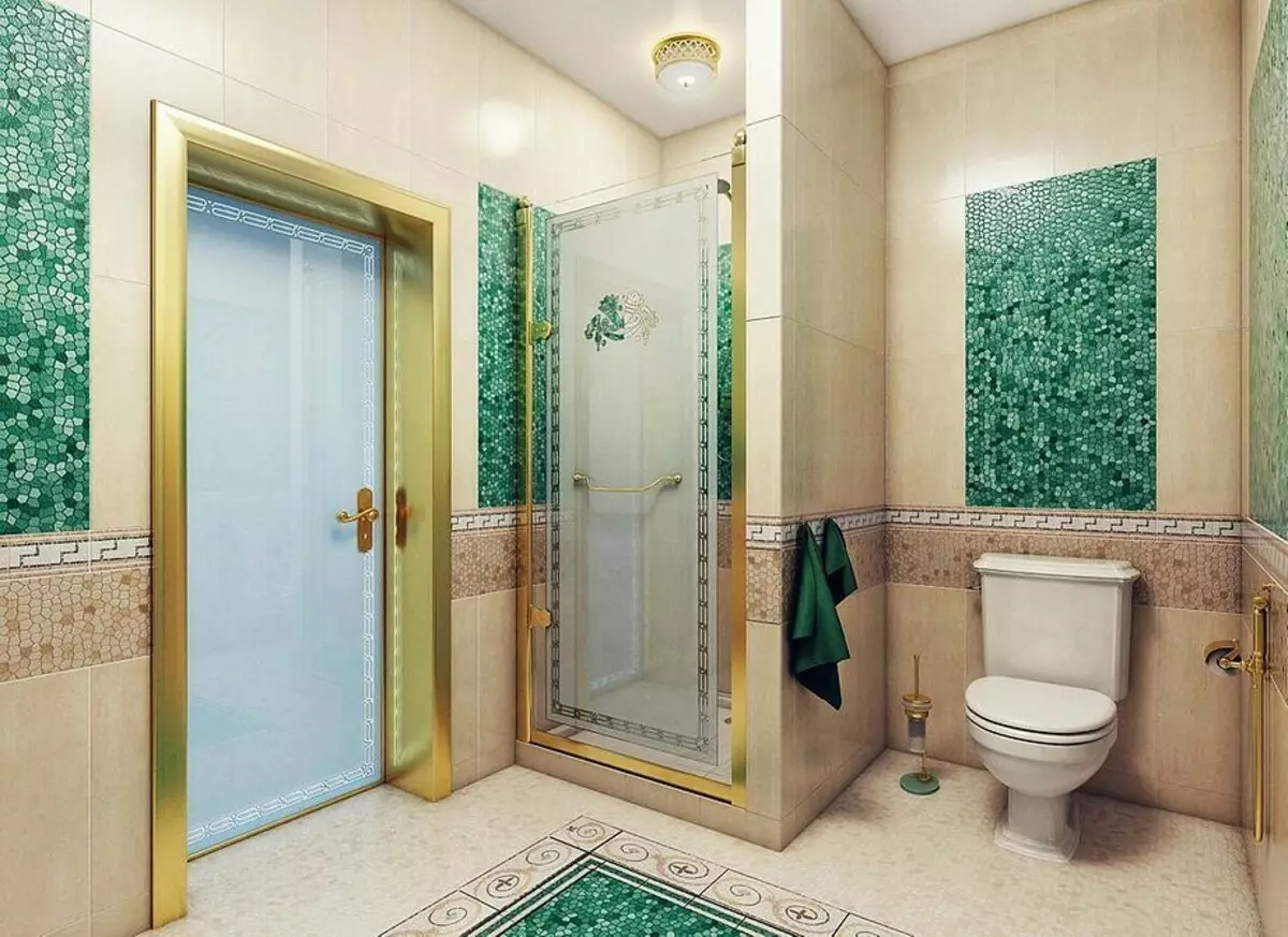 Klasik tarzda banyo: tasarım için ipuçları ve güzel tasarım 65 örnek 8426_84