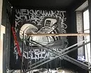 Graffiti dzīvoklī: kā tos izmantot un izdarīt sevi 8428_35