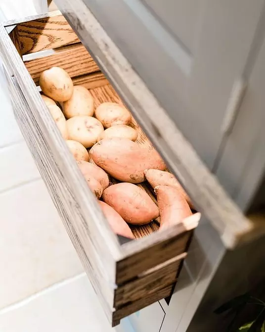 Kā un kur uzglabāt kartupeļus dzīvoklī, lai tas nebūtu bojāts: 5 idejas un noteikumi 843_12