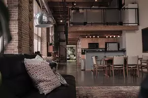 70+ မီးဖိုချောင် - living ည့်ခန်းဒီဇိုင်းစိတ်ကူးများ - Loft Style - အစစ်အမှန် interiors နှင့်အကြံပြုချက်များ၏ဓါတ်ပုံများ 8450_1