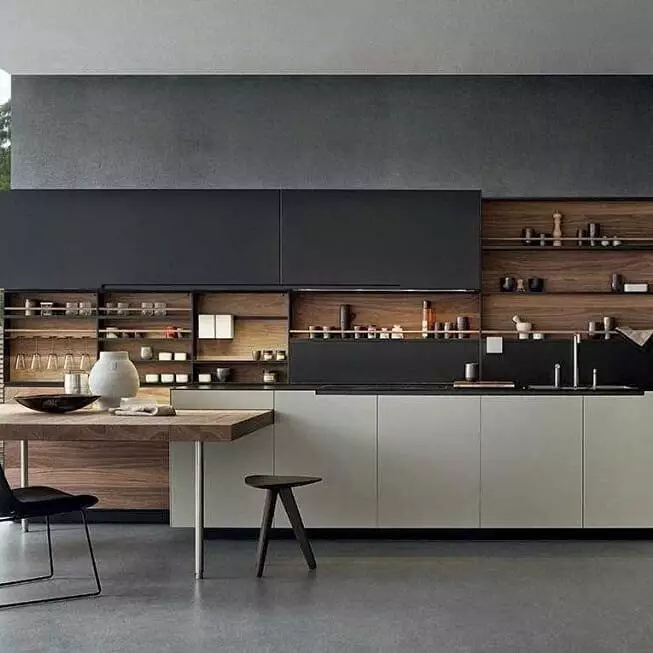 70+ Kitchen-Salon Design Idées de conception dans le style LOFT - Photos de vrais intérieurs et astuces 8450_104