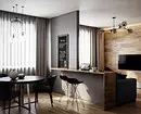 70+ Kitchen-Living Room Dezajno Ideoj en subtegmenta stilo - Fotoj de Realaj Internoj kaj Konsiletoj 8450_111