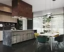70+ स्वयंपाकघर-लिव्हिंग रूममध्ये लॉफ्ट शैलीतील डिझाइन कल्पना - वास्तविक आंतरराज्य आणि टिपांचे फोटो 8450_154