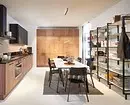 Leve0+ किचन-जीवित कोठा डिजाइन आदर्शहरू loft शैलीमा - वास्तविक इंडेंट र सुझावहरूको फोटोहरू 8450_24