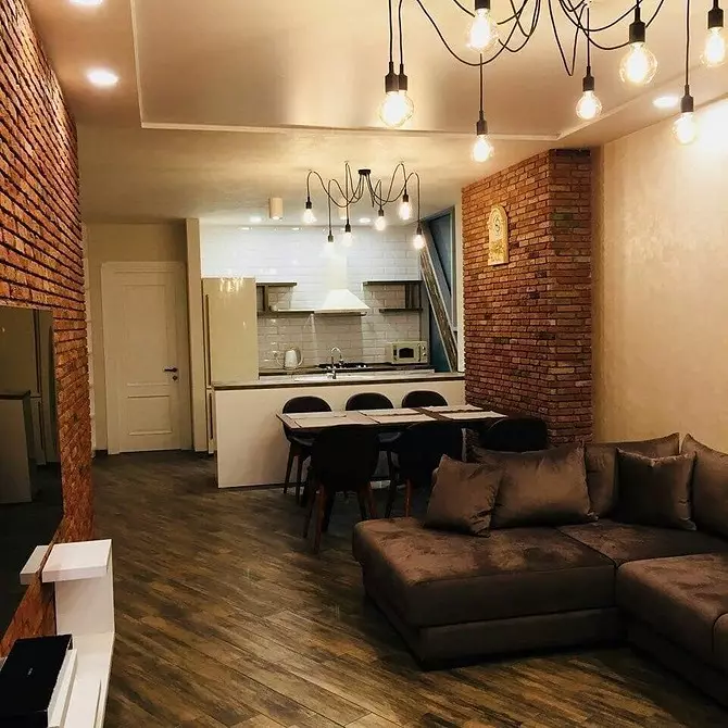 70+ Cozinha-Living Sala Design Idéias em estilo loft - Fotos de Real Interiores e Dicas 8450_27