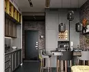 70+ स्वयंपाकघर-लिव्हिंग रूममध्ये लॉफ्ट शैलीतील डिझाइन कल्पना - वास्तविक आंतरराज्य आणि टिपांचे फोटो 8450_37