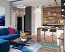 70 + кујна-дневна соба дизајн идеи во мансарда стил - фотографии на вистински ентериери и совети 8450_6