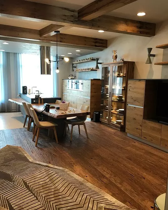 70+ မီးဖိုချောင် - living ည့်ခန်းဒီဇိုင်းစိတ်ကူးများ - Loft Style - အစစ်အမှန် interiors နှင့်အကြံပြုချက်များ၏ဓါတ်ပုံများ 8450_76