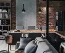70+ Kitchen-Living Room Dezajno Ideoj en subtegmenta stilo - Fotoj de Realaj Internoj kaj Konsiletoj 8450_9