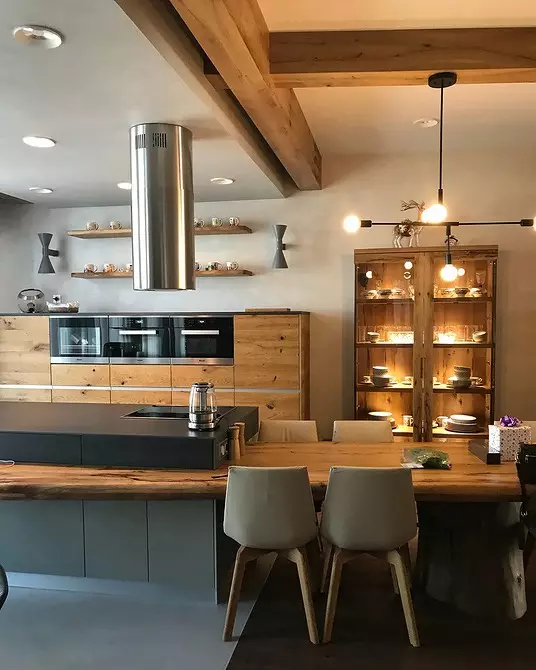 70 + кујна-дневна соба дизајн идеи во мансарда стил - фотографии на вистински ентериери и совети 8450_95