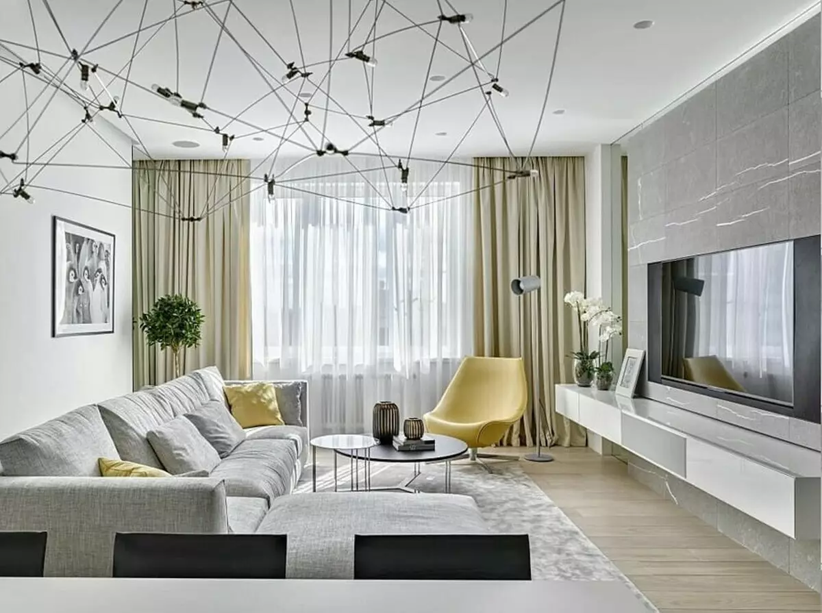 Lag en minimalisme Stue Design: Utvalgstips for etterbehandling, Møbler og innredning 8456_124