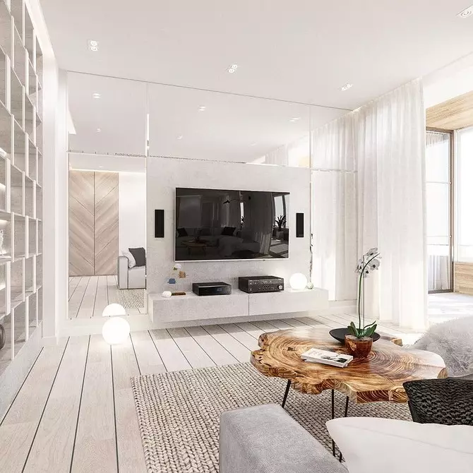 Erstellen Sie ein Minimalismus-Wohnzimmer-Design: Auswahltipps zum Veredeln, Möbeln und Dekor 8456_60