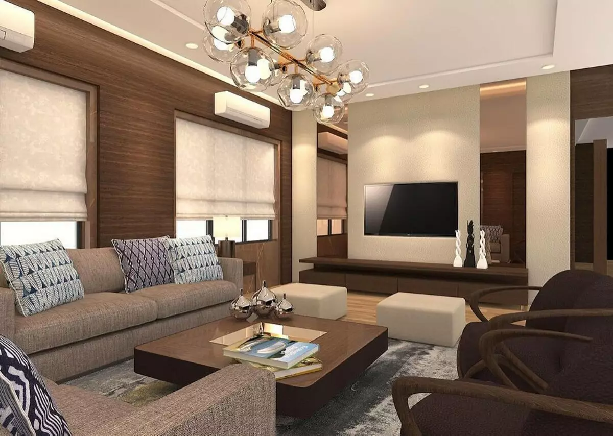 Criar um design de sala de estar minimalismo: Dicas de seleção para acabamento, móveis e decoração 8456_70
