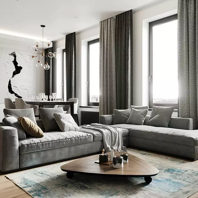 Creeu un disseny del minimalisme: consells de selecció per a acabats, mobles i decoració 8456_85