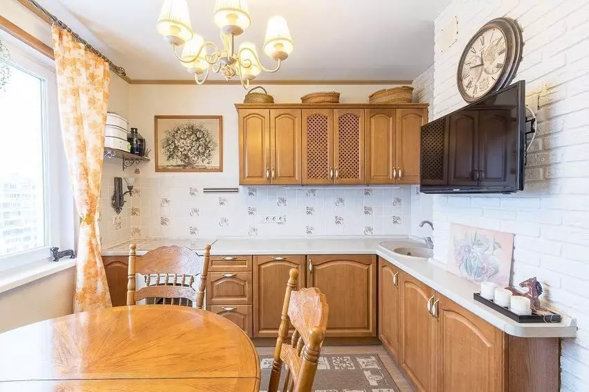 75+ Idea Reka Bentuk Dapur dalam Gaya Rustic - Foto Interior dan Tips Sebenar 8470_22